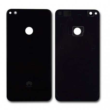Vitre arrière Huawei P8 Lite 2017 Noir - Avec logo + Adhésif