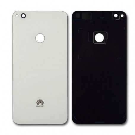 Vitre arrière Huawei P8 Lite 2017 Blanc - Avec logo + Adhésif