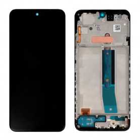 Ecran Xiaomi Redmi Note 11S Noir + Châssis (Service pack) - 5600010K7S00