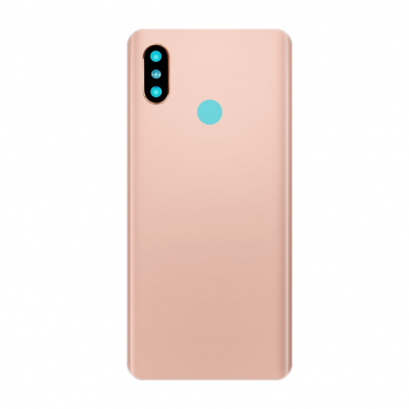 Vitre arrière Xiaomi Mi 8 Rose + Adhesif (Sans Logo)