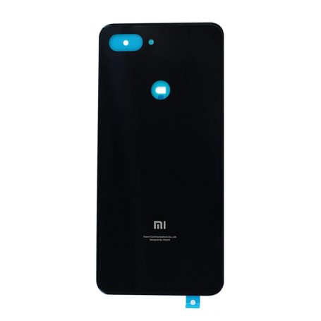 Vitre arrière Xiaomi Mi 8 Lite Noir + Adhesif (Without Logo)