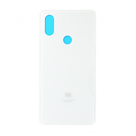 Vitre arrière Xiaomi Mi 8 SE Blanc + Adhesif (Sans Logo)