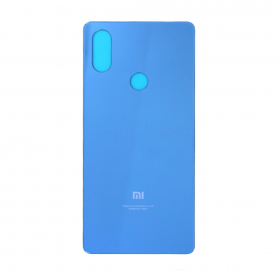 Vitre arrière Xiaomi Mi 8 SE Bleu + Adhesif (Sans Logo)