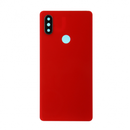 Vitre arrière Xiaomi Mi 8 SE Rouge + Adhesif (Without Logo)