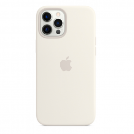 Silicone Case with MagSafe for iPhone 12 Series White - Durable & Stylish Protection by Apple