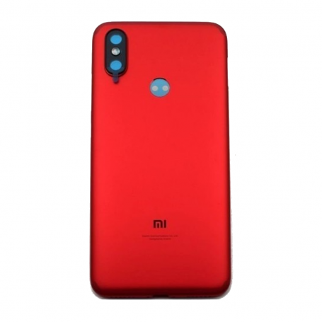 Vitre arrière Xiaomi Mi A2 (Mi 6x) Rouge + Adhesif (Without Logo)