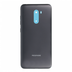 Vitre arrière Xiaomi Mi Pocophone F1 Noir + Adhesif (Sans Logo)
