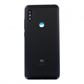 Vitre arrière Xiaomi Redmi Note 6 Pro Noir + Adhesif (Sans Logo)