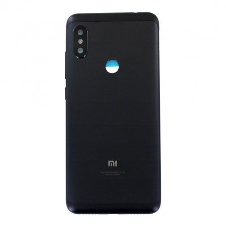 Vitre arrière Xiaomi Redmi Note 6 Pro Noir + Adhesif (Sans Logo)