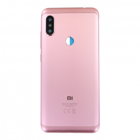 Vitre arrière Xiaomi Redmi Note 6 Pro Rose + Adhesif (Sans Logo)