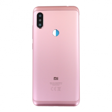 Vitre arrière Xiaomi Redmi Note 6 Pro Rose + Adhesif (Without Logo)