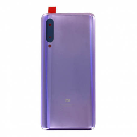 Vitre arrière Xiaomi Mi 9 Violet + Adhesif (Sans Logo)