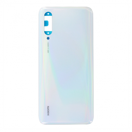 Vitre arrière Xiaomi Mi 9 Lite Blanc Perle + Adhesif (Without Logo)