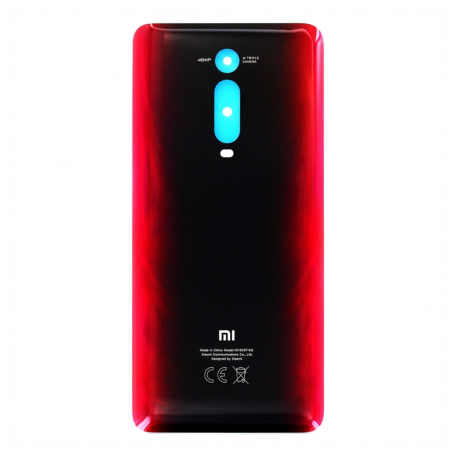 Vitre arrière Xiaomi Mi 9T / Mi 9T PRO Rouge + Adhesif (Without Logo)