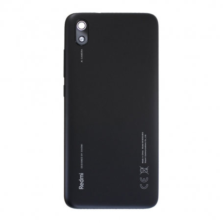 Vitre arrière Xiaomi Redmi 7A Noir + Adhesif (Without Logo)