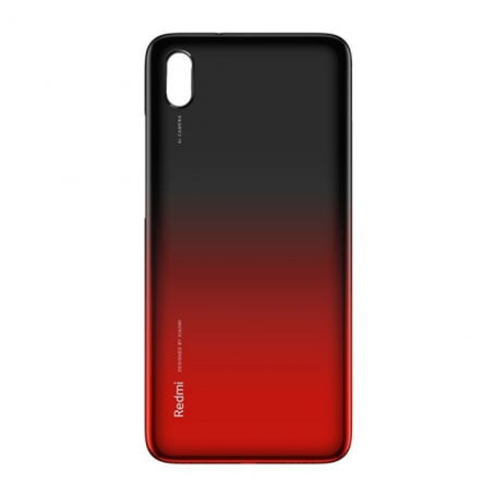 Vitre arrière Xiaomi Redmi 7A Rouge + Adhesif (Without Logo)