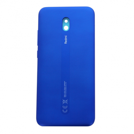 Vitre arrière Xiaomi Redmi 8A Bleu + Adhesif (Sans Logo)