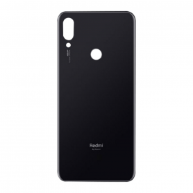 Vitre arrière Xiaomi Redmi Note 7 / Note 7 Pro Noir + Adhesif (Sans Logo)