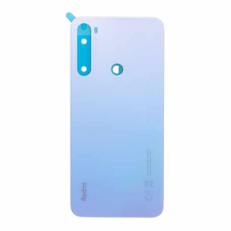Vitre arrière Xiaomi Redmi Note 8 Blanc + Adhesif (Without Logo)