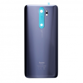 Vitre arrière Xiaomi Redmi Note 8 Pro Noir + Adhesif (Sans Logo)