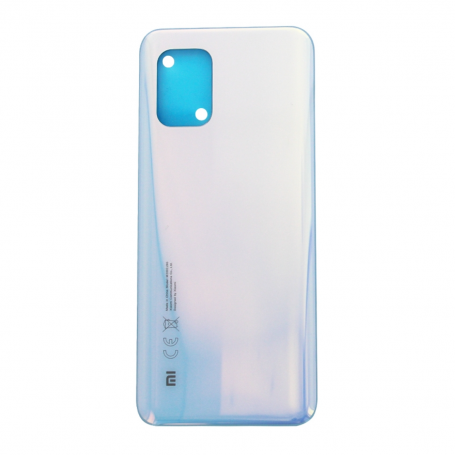 Vitre arrière Xiaomi Mi 10 Lite 5G Blanc + Adhesif (Without Logo)