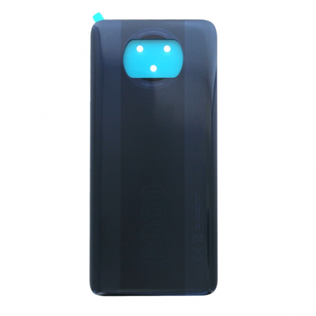 Vitre arrière Xiaomi Pocophone X3 Noir + Adhesif (Without Logo)