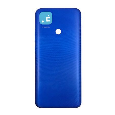 Vitre arrière Xiaomi Redmi 9C Bleu + Adhesif (Sans Logo)