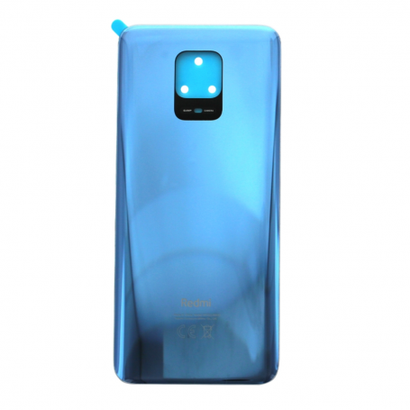 Vitre arrière Xiaomi Redmi Note 9 Pro 4G Gris + Adhesif (Sans Logo)