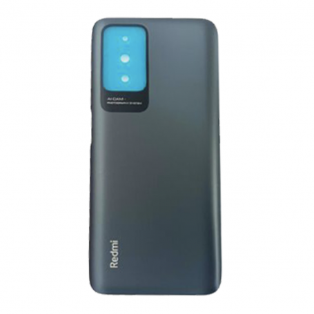 Vitre arrière Xiaomi Redmi 10 Prime Noir + Adhesif (Without Logo)
