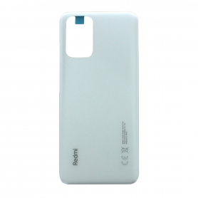 Vitre arrière Xiaomi Redmi Note 10 Blanc + Adhesif (Sans Logo)