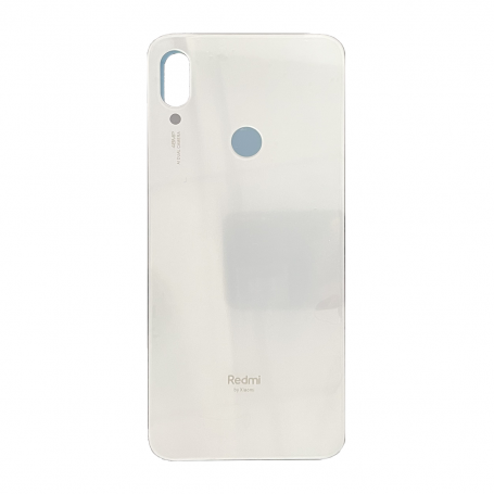 Rear Glass Xiaomi Redmi Note 7 / Note 7 Pro White + Adhesive (Without Logo)