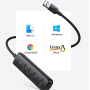 HUB USB 3.0 4 en 1 USB 3.0 - UGREEN 80657 - 1M