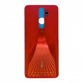 Vitre arrière Xiaomi Redmi Note 8 Pro Rouge + Adhesif (Sans Logo)