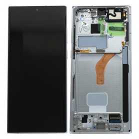 Samsung Galaxy S22 Ultra (S908B) White Screen Frame (Service Pack) - 27488C