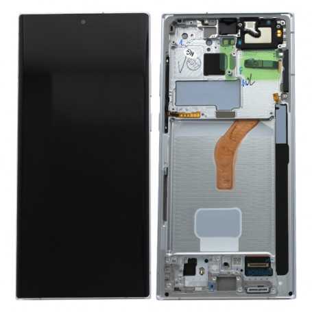 Samsung Galaxy S22 Ultra (S908B) White Screen Frame (Service Pack) - 27488C