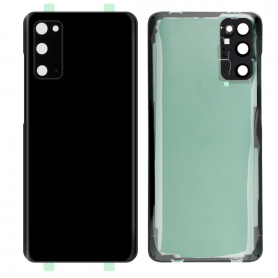 Samsung Galaxy S20 4G/5G (G980F/G981B) Rear Glass (Black, Logo-less)