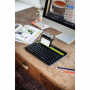 Clavier Bluetooth Logitech K480/Adaptateur Pc/Tablette/Smartphone - Français AZERTY - Noir