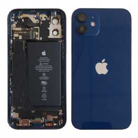 Châssis Complet iPhone 12 Bleu - Connecteur de Charge + Batterie (Origine Demonté) Grade A
