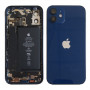 Châssis Complet iPhone 12 Bleu - Connecteur de Charge + Batterie (Origine Demonté) Grade A