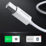 USB Type-C / Type-B Printer Cable UGREEN - 1M