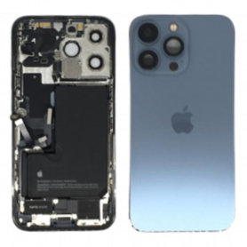 Châssis Complet iPhone 13 Pro Bleu Alpin - Connecteur de Charge + Batterie (Origine Demonté) Grade B