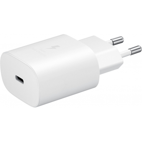 Adaptateur Secteur Type-C Samsung 15W Blanc - Retail Box (Origine)
