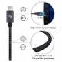 Câble USB / Micro Nylon Tressé RAMPOW RAA8 Gris/Noir - 2m