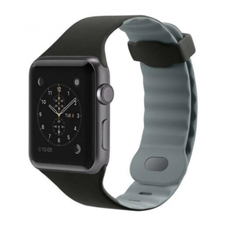 Bracelet Apple Watch 38/40/41mm Belkin Sport Band - Noir/Gris