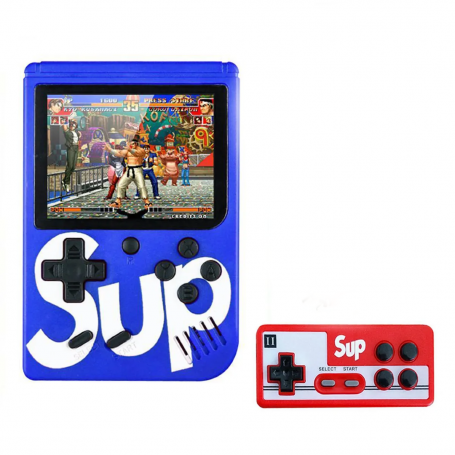 Console rétro, Console de poche - Mini Console de Jeux Vidéo portable avec 400 jeux fc classiques - Sup 400 in 1 (Deux Joueurs),