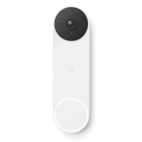 Google Sonnette Sans Fil avec Caméra - Blanc