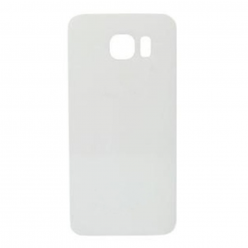 Vitre arrière Samsung Galaxy S6 (G920F) Blanc (Sans Logo)