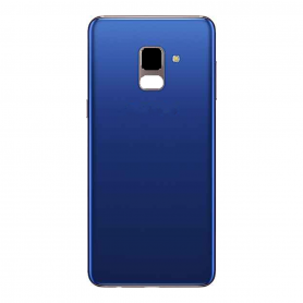 Vitre arrière Samsung Galaxy A8 Plus 2018 (A730F) Bleu (Sans Logo)