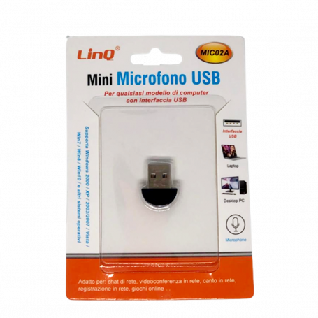 Mini Microphone USB LinQ MIC02A