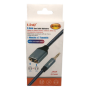 Audio Adapter Jack 3.5mm Male to Dual Female Headphone Splitter Braided Nylon LinQ AV3533 - High-Quality Sound Experience